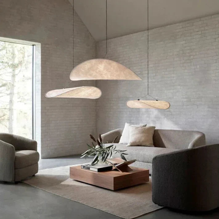 Japanese Silk Chandelier Handmade with Elegant Design – Home Decor, Lighting