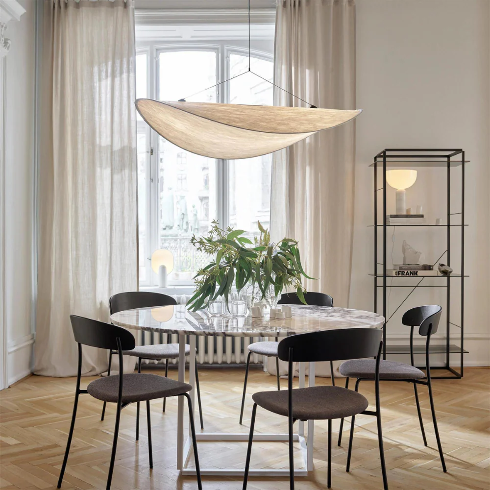 Japanese Silk Chandelier Handmade with Elegant Design – Home Decor, Lighting