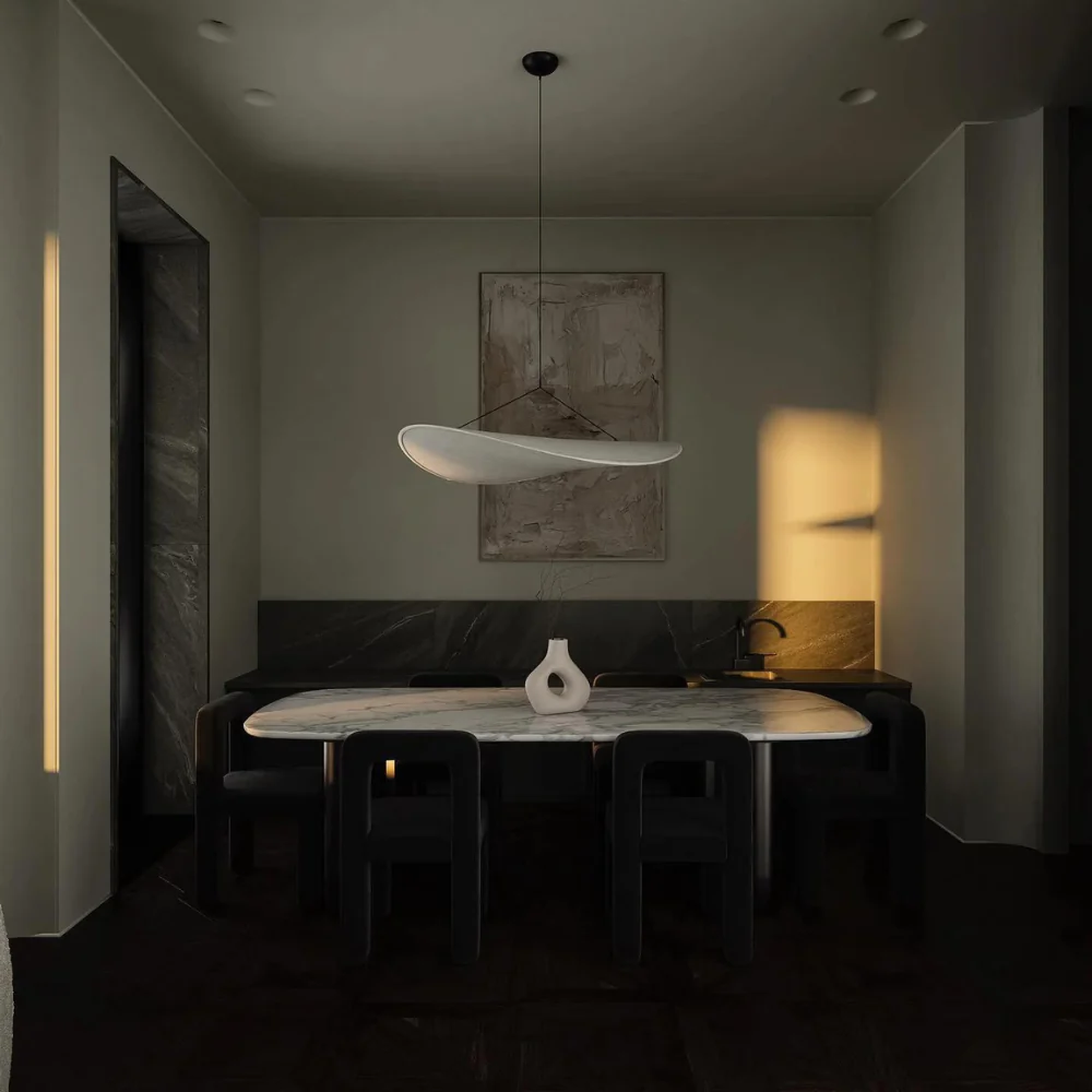 Japanese Silk Chandelier Handmade with Elegant Design – Home Decor, Lighting