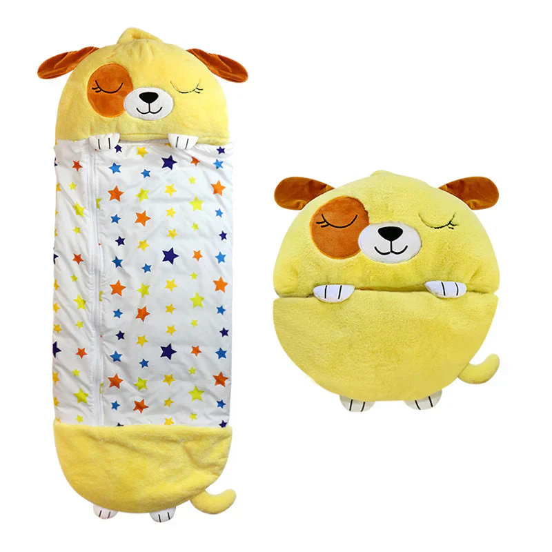 Kids' Sleeping Bag & Cuddle Toy 2-in-1 – Sleepover, Travel