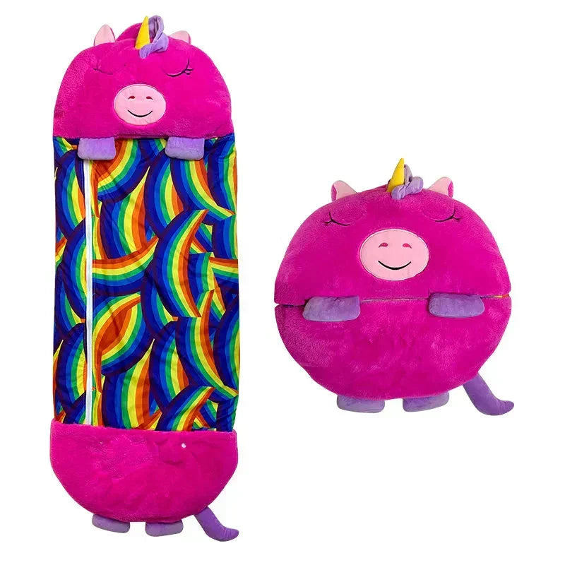 Kids' Sleeping Bag & Cuddle Toy 2-in-1 – Sleepover, Travel
