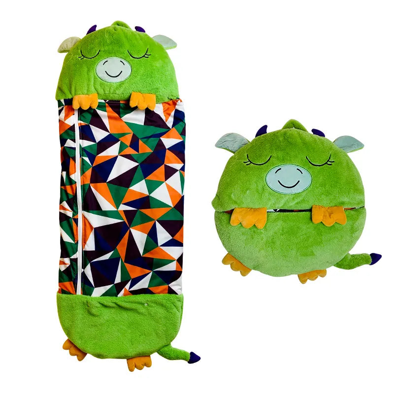 Kids' Sleeping Bag & Cuddle Toy 2-in-1 – Sleepover, Travel