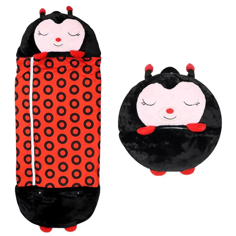 Kids' Sleeping Bag & Cuddle Toy 2-in-1 – Sleepover, Travel