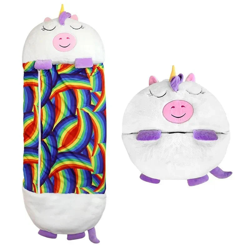 Kids' Sleeping Bag & Cuddle Toy 2-in-1 – Sleepover, Travel