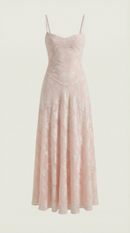 Lace Maxi Dress for Women - Elegant Floral Design - Perfect for Formal Events and Special Occasions