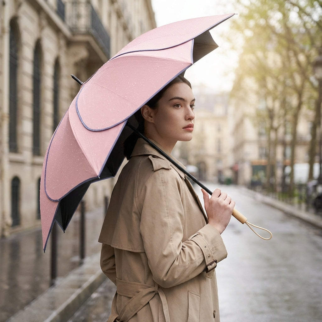 Ladies' Floral Umbrella – Stylish Rain Protection, Perfect Gift