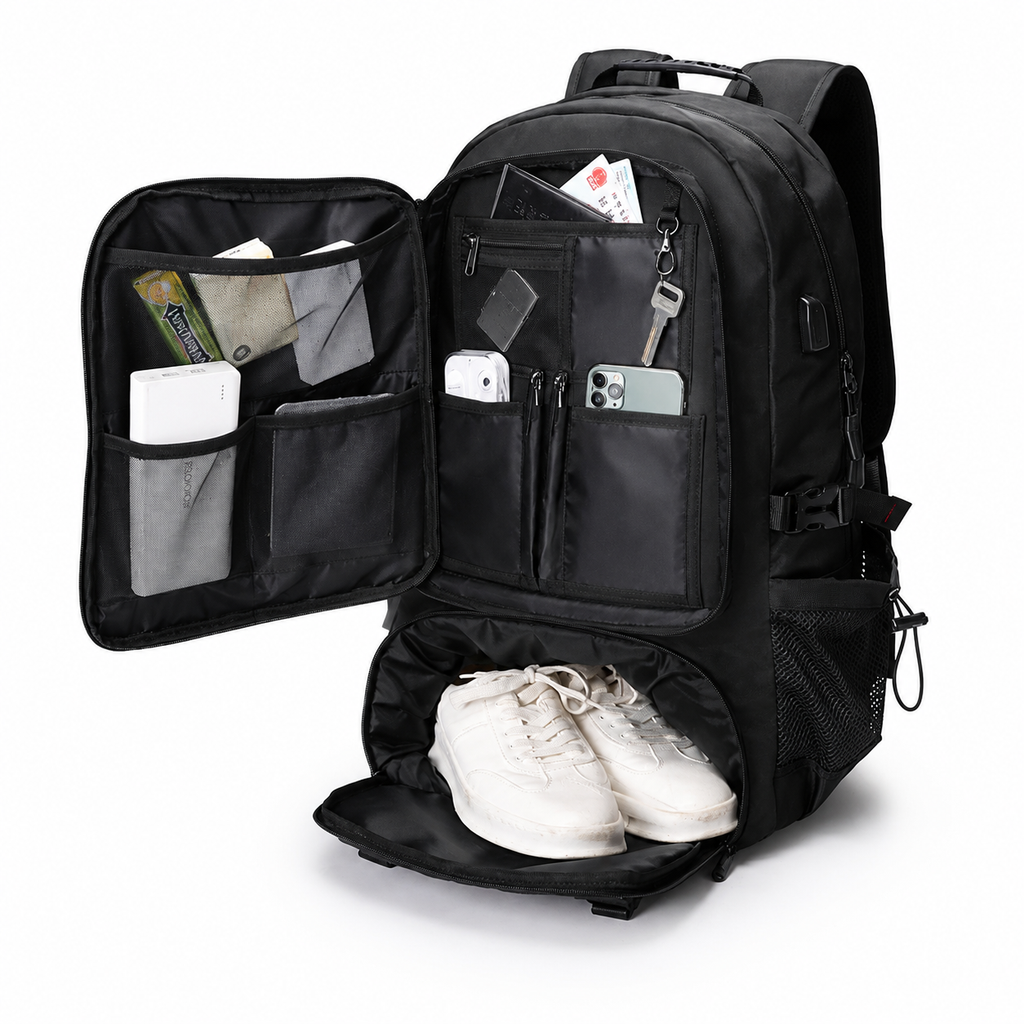 Large Capacity Travel Backpack with Water-Resistant Design – Outdoor, Travel