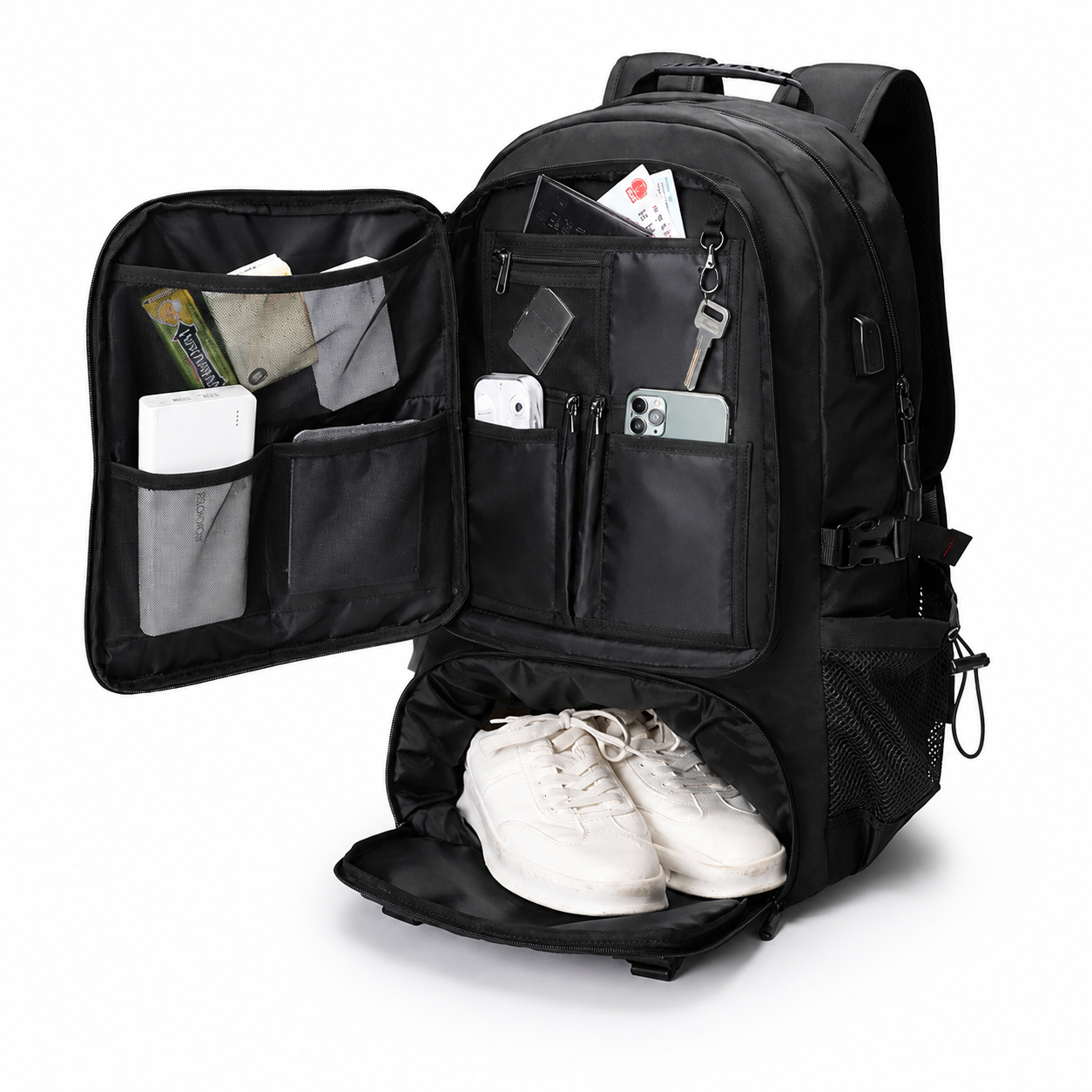 Large Capacity Travel Backpack with Water-Resistant Design – Outdoor, Travel