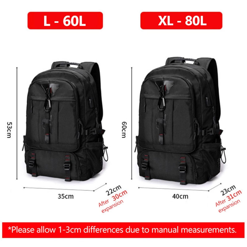 Large Capacity Travel Backpack with Water-Resistant Design – Outdoor, Travel