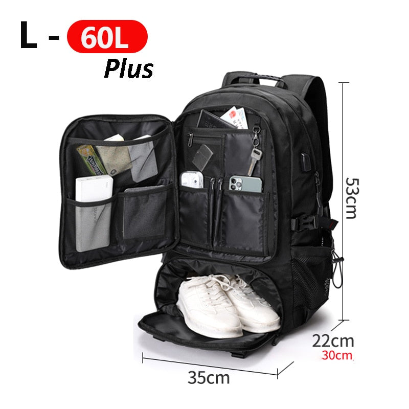 Large Capacity Travel Backpack with Water-Resistant Design – Outdoor, Travel