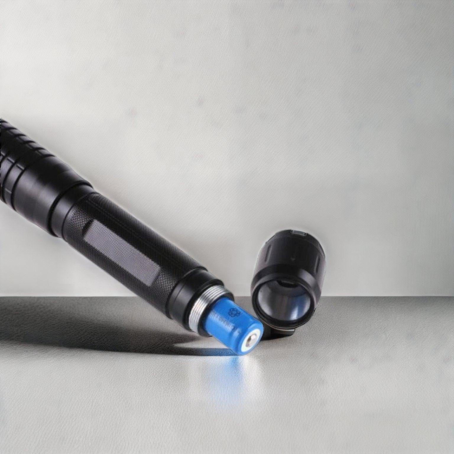 Laser Torch 450nm High-Intensity Output | Adjustable Focus, Tactical 5000m+ Range – Camping, Outdoor Adventure
