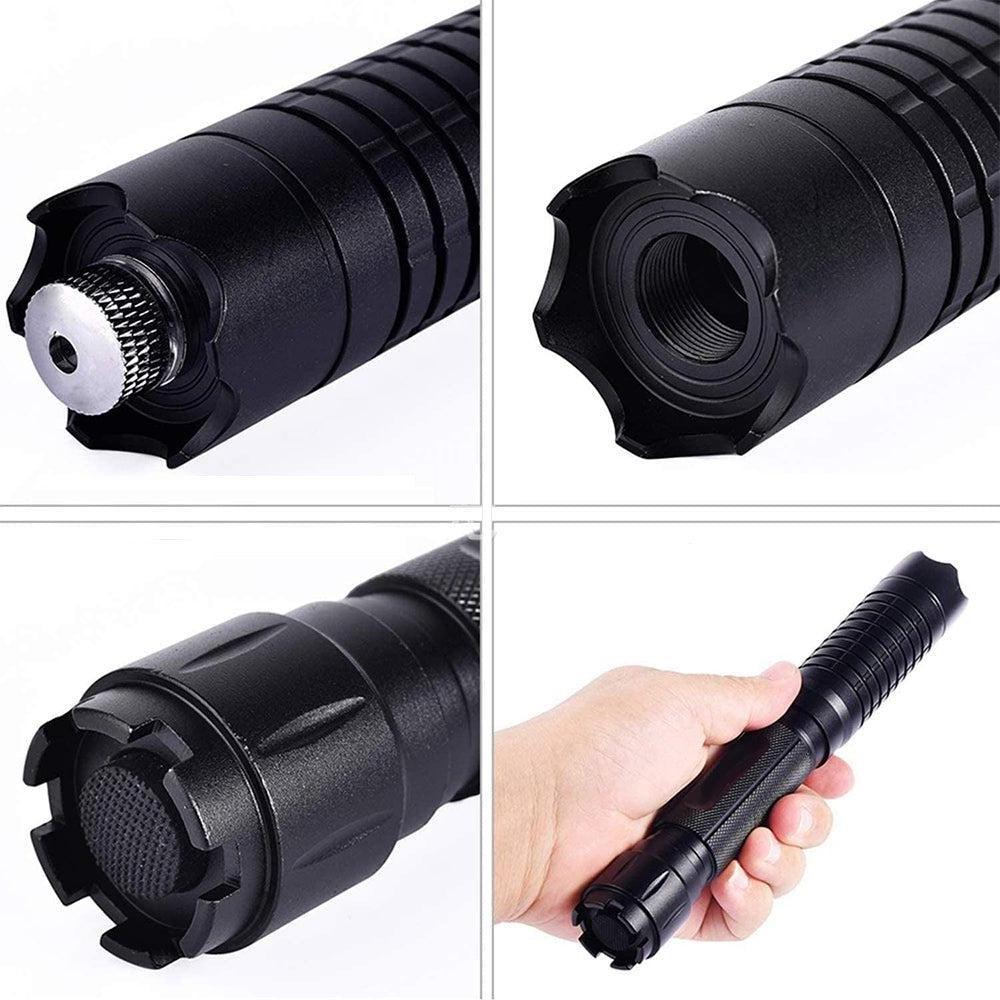 Laser Torch 450nm High-Intensity Output | Adjustable Focus, Tactical 5000m+ Range – Camping, Outdoor Adventure