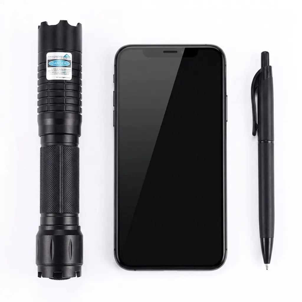 Laser Torch 450nm High-Intensity Output | Adjustable Focus, Tactical 5000m+ Range – Camping, Outdoor Adventure