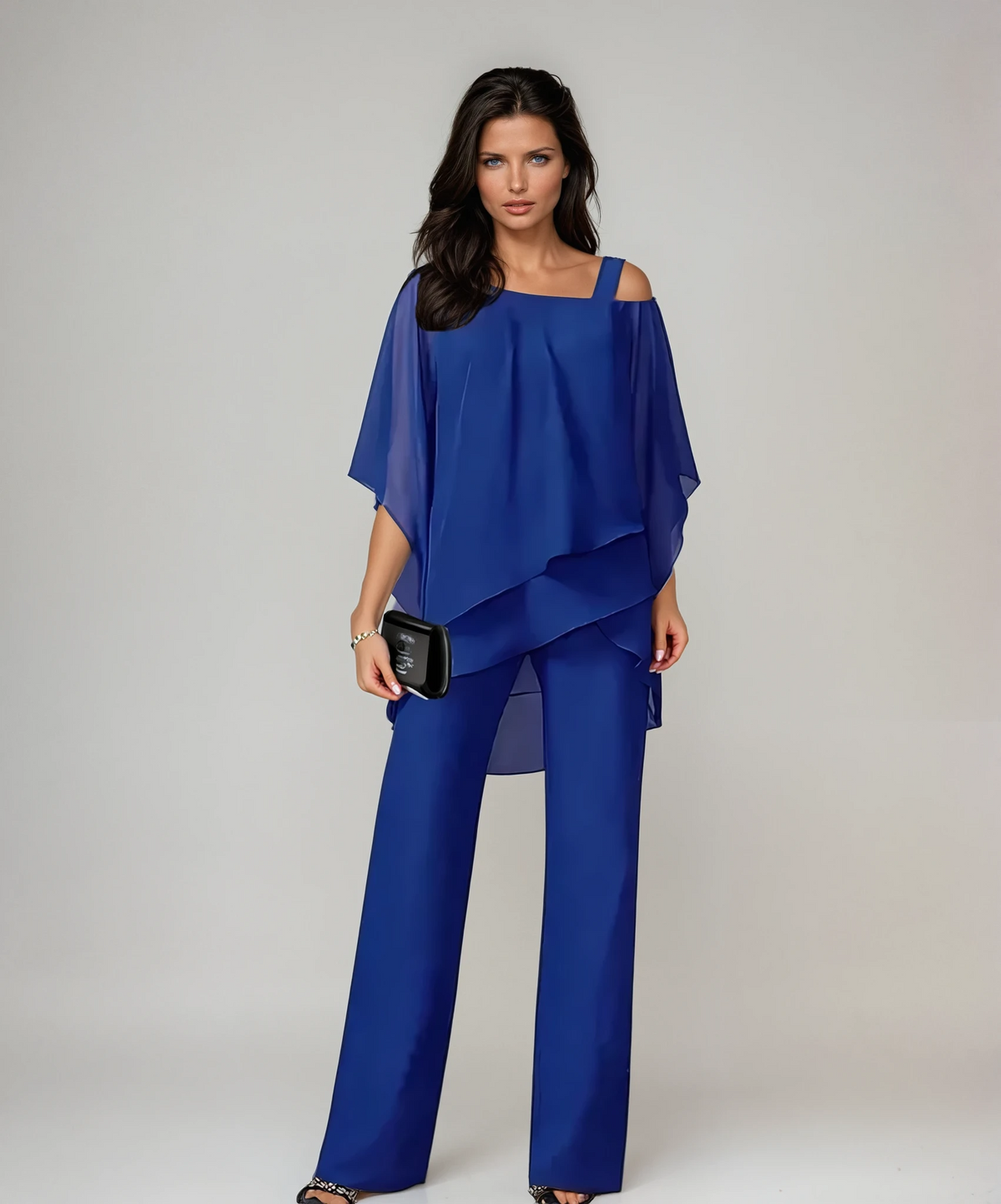 Layered Two-Piece Set in Soft Fabric for Casual Wear and Layering