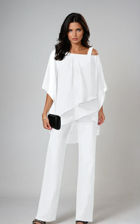 Layered Two-Piece Set in Soft Fabric for Casual Wear and Layering