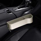 Leather Car Seat Organizer with Cup Holder – Extra Storage, Convenient Travel
