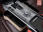 Leather Car Seat Organizer with Cup Holder – Extra Storage, Convenient Travel