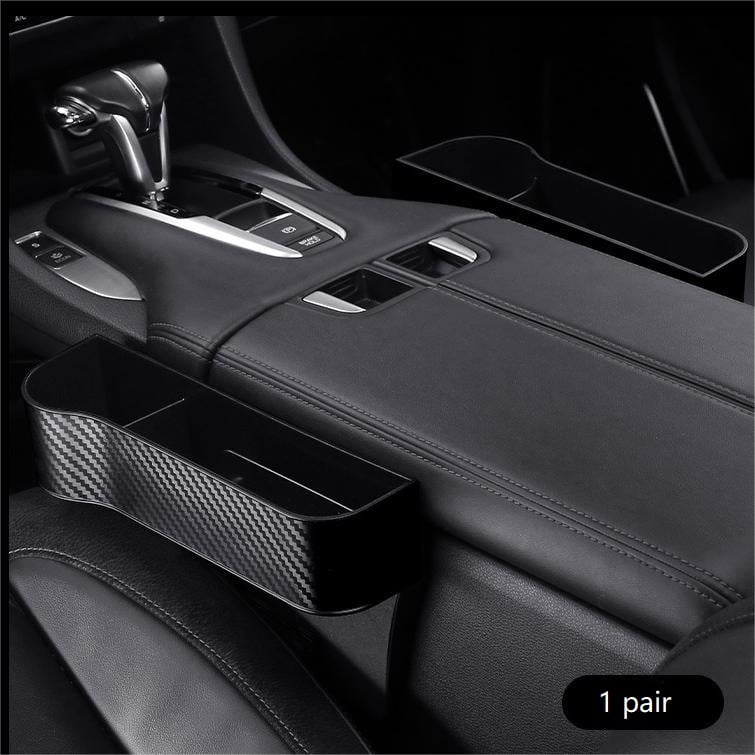 Leather Car Seat Organizer with Cup Holder – Extra Storage, Convenient Travel