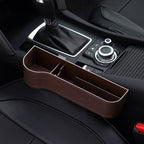 Leather Car Seat Organizer with Cup Holder – Extra Storage, Convenient Travel