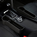 Leather Car Seat Organizer with Cup Holder – Extra Storage, Convenient Travel
