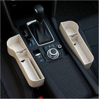 Leather Car Seat Organizer with Cup Holder – Extra Storage, Convenient Travel