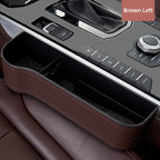 Leather Car Seat Organizer with Cup Holder – Extra Storage, Convenient Travel