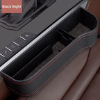 Leather Car Seat Organizer with Cup Holder – Extra Storage, Convenient Travel