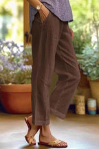 Light Summer Trousers Women UK – Smart Casual Holiday Wear Resort Wear