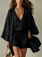 Lightweight Casual Three-Piece Layered Outfit for Everyday Wear