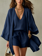 Lightweight Casual Three-Piece Layered Outfit for Everyday Wear
