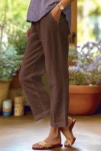 Lightweight Summer Trousers for Women | Breathable Fabric | Casual Style