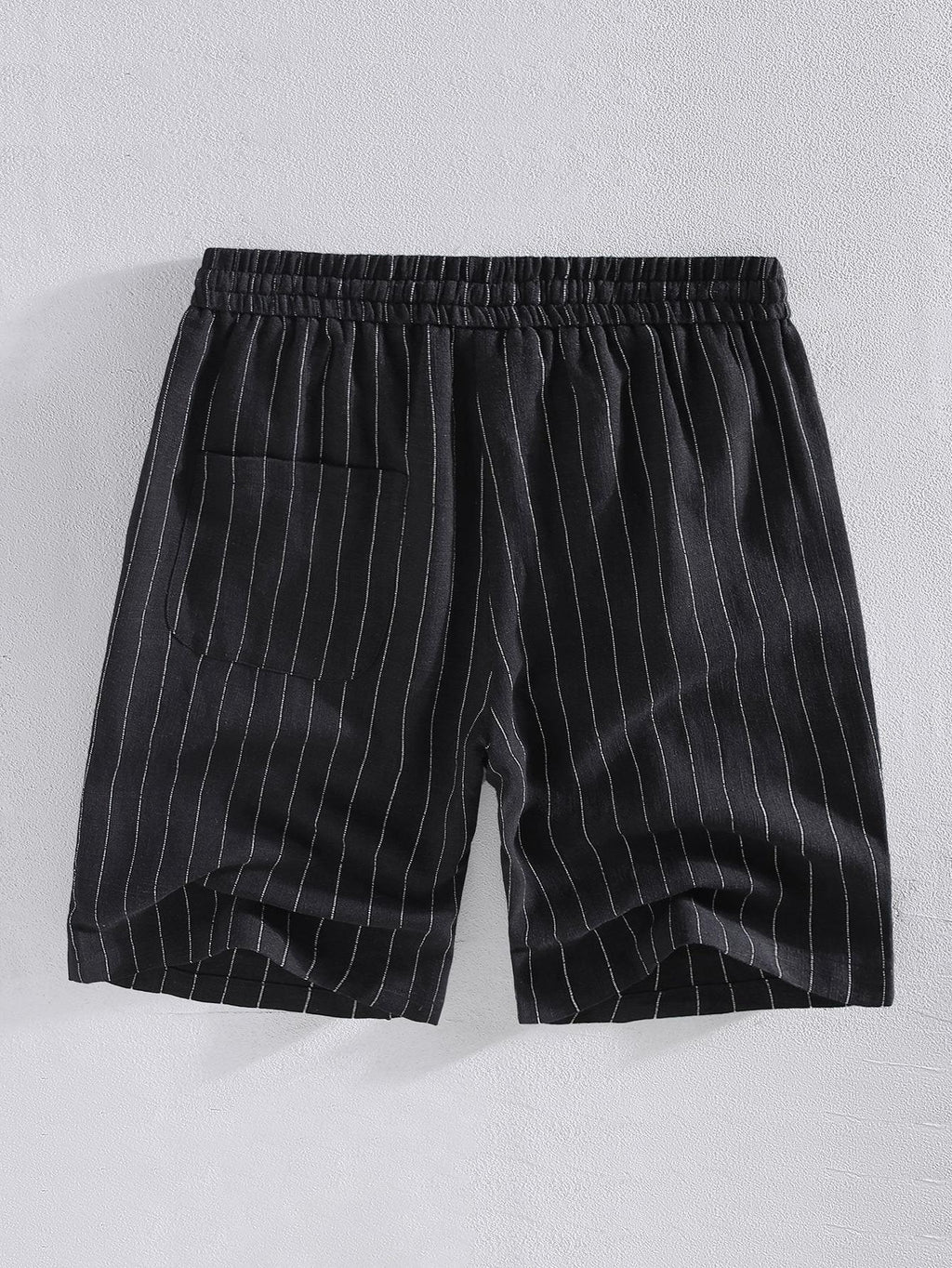 Linen Blend Casual Shorts for Men – Lightweight Summer Relaxed Fit