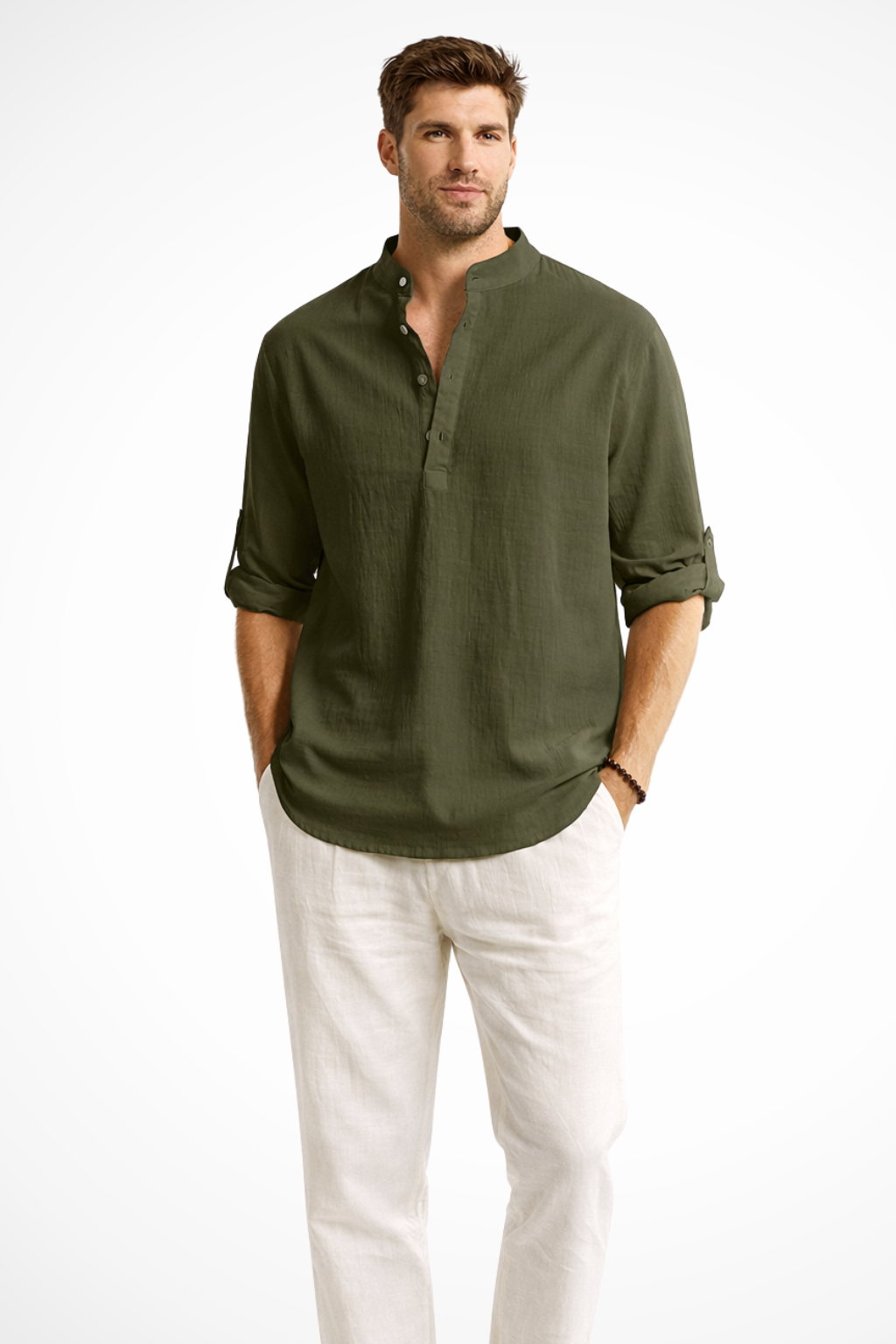 Linen Collared Men's Shirt UK – Smart Casual & Holiday & Resort Wear