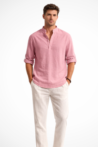 Linen Collared Men's Shirt UK – Smart Casual & Holiday & Resort Wear