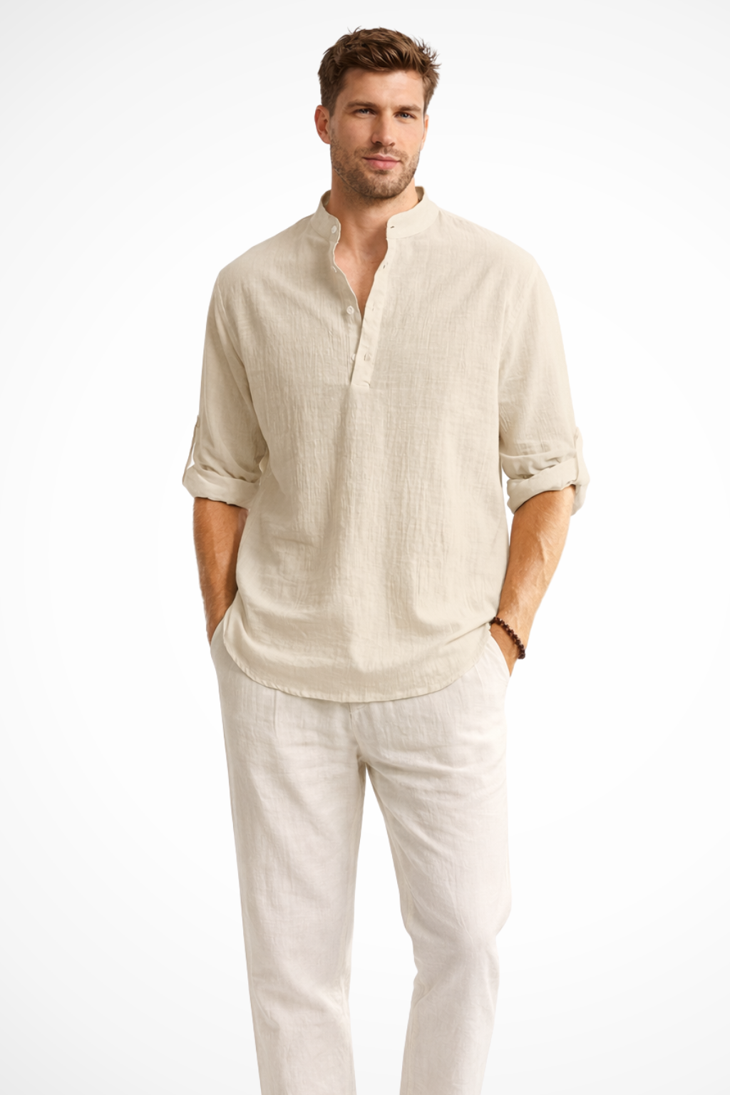 Linen Collared Men's Shirt UK – Smart Casual & Holiday & Resort Wear