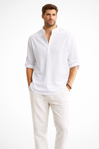 Linen Collared Men's Shirt UK – Smart Casual & Holiday & Resort Wear