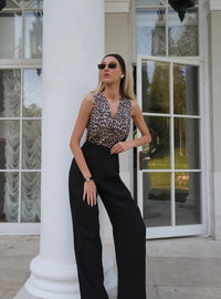 Linen Wide-Leg Trousers for Women - Comfortable Summer Pants in Classic Fit
