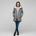 Long Waterproof Winter Jacket for Women - Insulated, Stylish Design for Cold Weather Protection