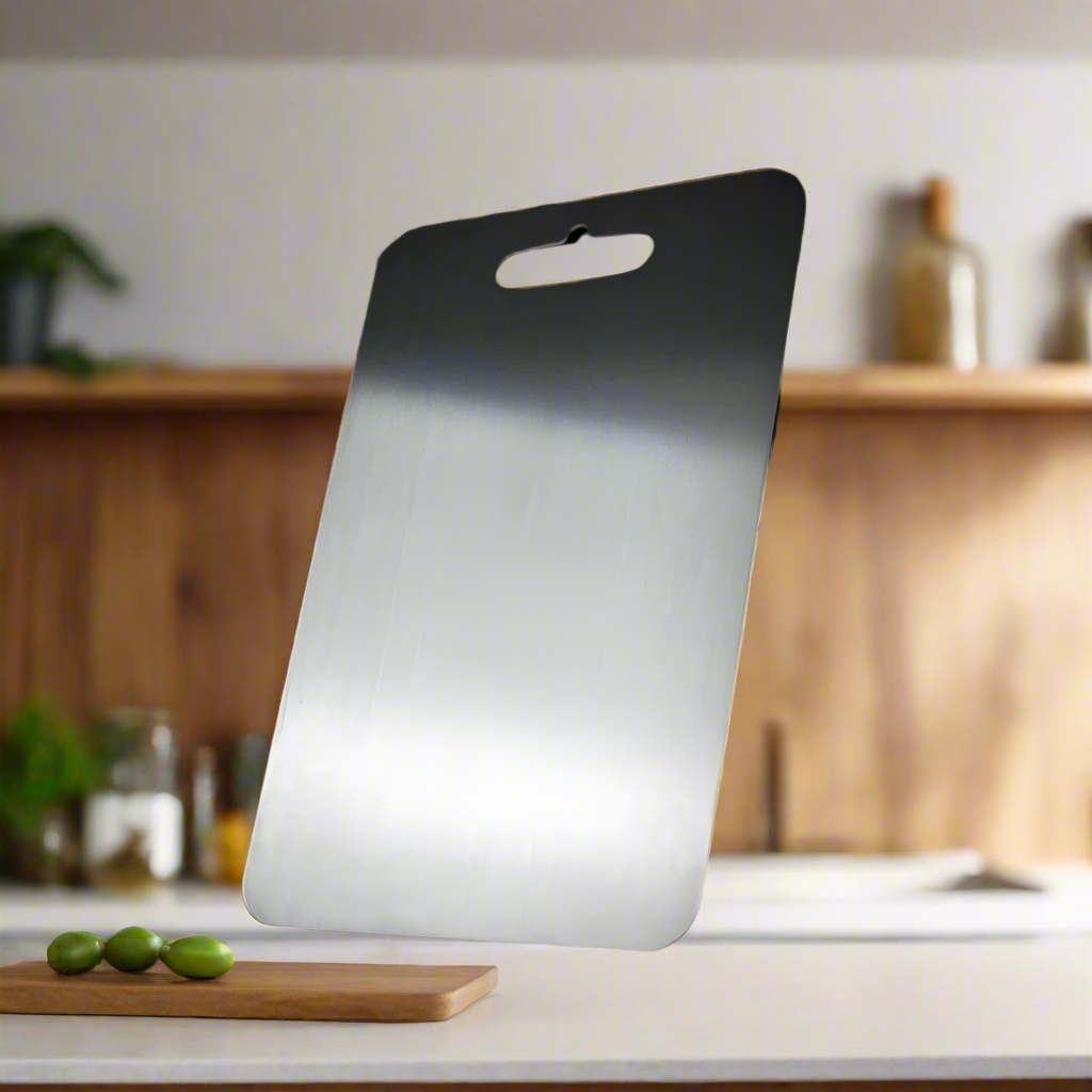 Medical Grade Titanium Cutting Board - Safe Non-Porous Surface – Kitchen, Dining