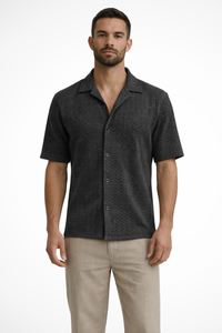 Collared Short Sleeve Men's Shirt UK – Smart Casual & Holiday & Resort Wear