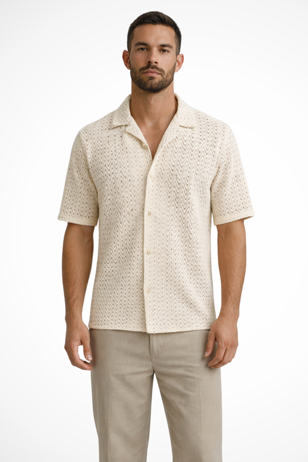Collared Short Sleeve Men's Shirt UK – Smart Casual & Holiday & Resort Wear