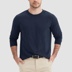 Men's Cotton Crew Neck T-Shirt - Soft Breathable Everyday Wear Essential
