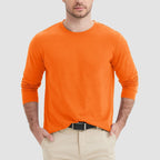 Men's Cotton Crew Neck T-Shirt - Soft Breathable Everyday Wear Essential