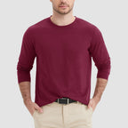 Men's Cotton Crew Neck T-Shirt - Soft Breathable Everyday Wear Essential