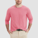 Men's Cotton Crew Neck T-Shirt - Soft Breathable Everyday Wear Essential