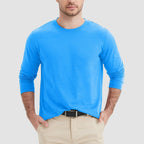 Men's Cotton Crew Neck T-Shirt - Soft Breathable Everyday Wear Essential