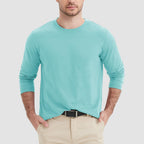 Men's Cotton Crew Neck T-Shirt - Soft Breathable Everyday Wear Essential