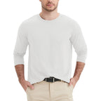 Men's Cotton Crew Neck T-Shirt - Soft Breathable Everyday Wear Essential