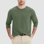 Men's Cotton Crew Neck T-Shirt - Soft Breathable Everyday Wear Essential