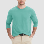 Men's Cotton Crew Neck T-Shirt - Soft Breathable Everyday Wear Essential